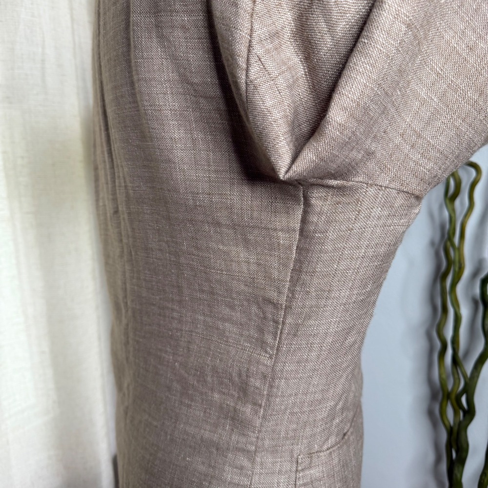 Hugo Boss C Hanry 232 Slim Fit Linen Wool Blazer Tan Brown Unstructured Mens 38R - Picture 7 of 13